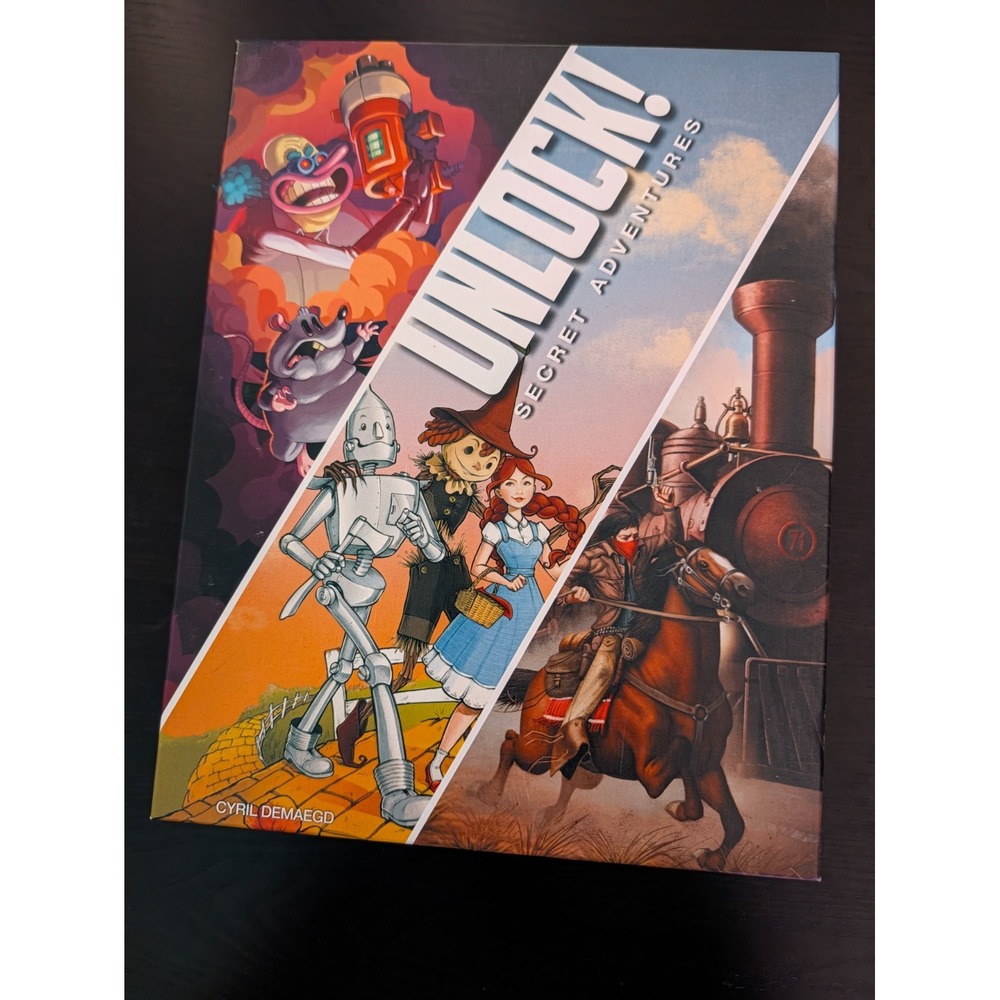 Unlock! Secret Adventures Escape Card Game UNL03 Noside Tombstone Express Oz